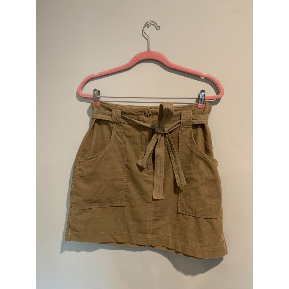 Corduroy Mini Skirt